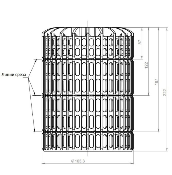 Воронка кровельная FACHMANN VO-PVC