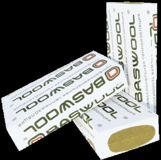 Плита минераловатная BASWOOL Руф В 180 1200х600х50 мм, 4 шт