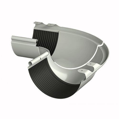 Угол желоба внешний регулируемый ТЕХНОНИКОЛЬ МВС 125/90, 100-165°, белый