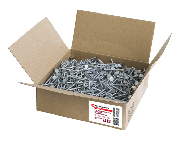 Гвоздь ершенный удлиненный SHINGLAS 45х3,5 Zn 5 кг