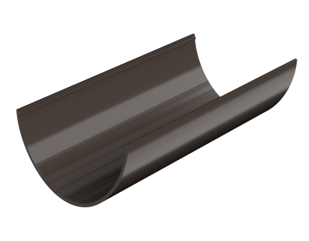 Желоб водосточный ТЕХНОНИКОЛЬ ПВХ 125/82, 1,5 м, темно-коричневый