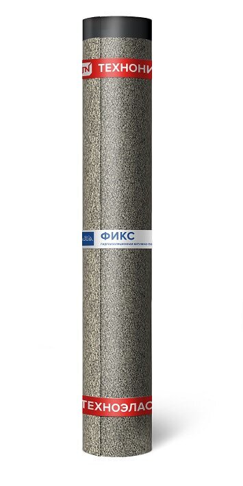 Материал кровельный Техноэласт Фикс ЭПМ-4, нижний слой, полиэфир, 10 м²