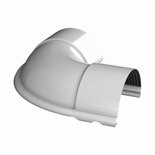 Угол желоба внешний ТЕХНОНИКОЛЬ МВС 125/90, 90°, белый