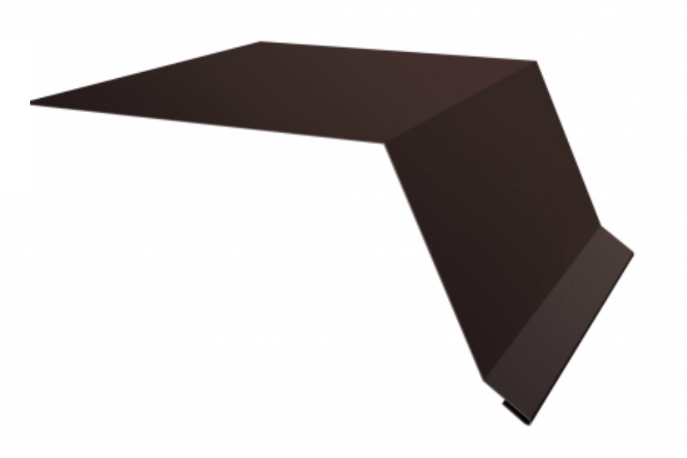 Планка карнизная Grand Line 100х65х2000 мм 0,45 мм PE RAL 8017