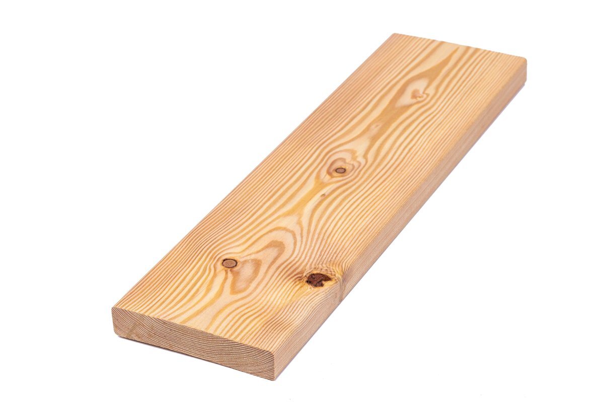 Доска палубная 28х140х3000 мм, сорт C, Лиственница, 3 шт