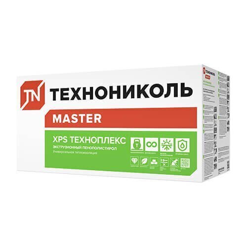 Экструзионный пенополистирол (XPS) ТЕХНОНИКОЛЬ Техноплекс 1180х580х50 мм, L-кромка, 8 шт