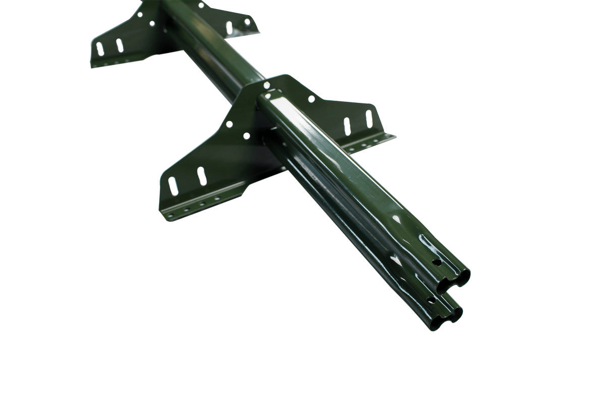 Снегозадержатель трубчатый ТЕХНОНИКОЛЬ 25х45х3000 мм Zn RAL 6020 зеленый