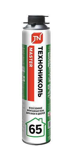 Пена ТЕХНОНИКОЛЬ MASTER 65 (всесезонная) Пена ТЕХНОНИКОЛЬ MASTER 65 (всесезонная)