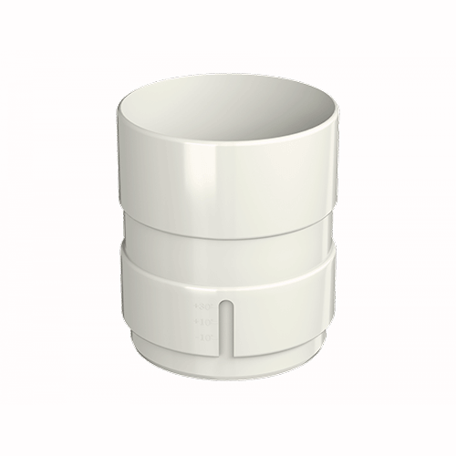 Муфта трубы ТЕХНОНИКОЛЬ МАКСИ 152/100, белый