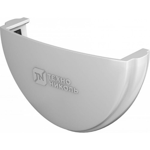 Заглушка желоба ТЕХНОНИКОЛЬ Оптима ПВХ 120/80, белый
