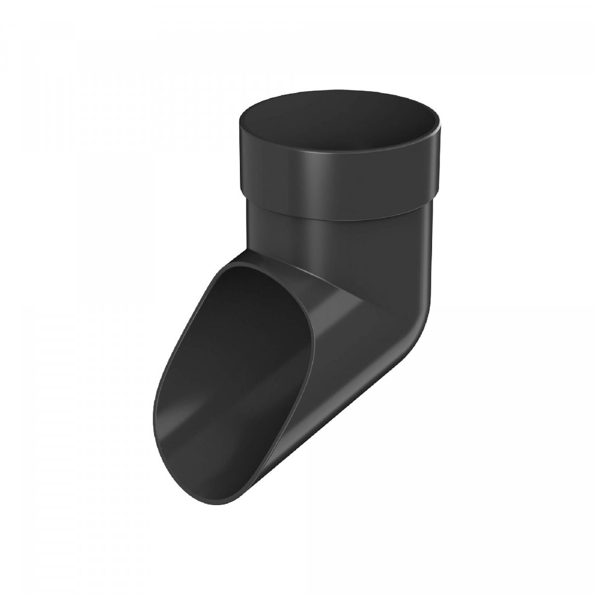 Слив трубы ТЕХНОНИКОЛЬ Оптима ПВХ 120/80, черный