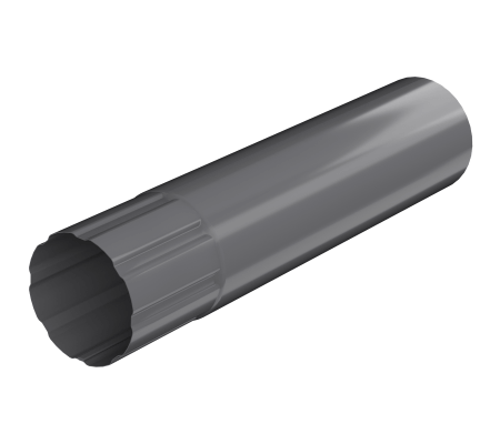 Труба водосточная ТЕХНОНИКОЛЬ МВС 125/90, 3 м, графитово-серый