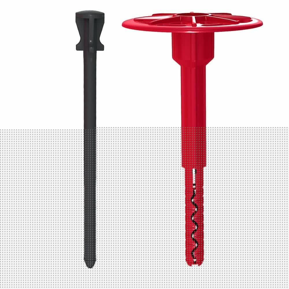 Дюбель тарельчатый полимерный Termoclip-cтена 2MH 175 с распорным элементом 270 шт