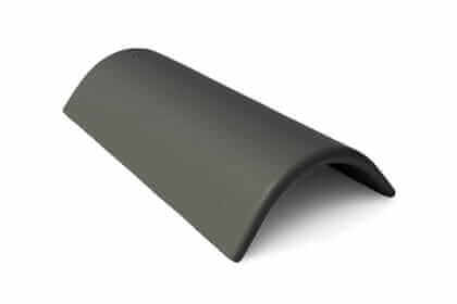 Черепица цементно-песчаная коньковая BRAAS Франкфуртская Y черный