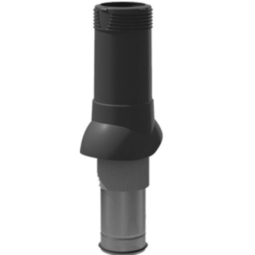 Выход вентиляционный изолированный ТЕХНОНИКОЛЬ D125/160 черный