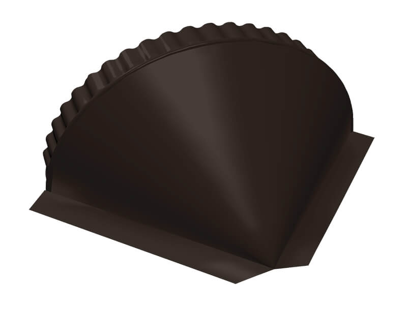 Заглушка конусная для полукруглого конька GRAND LINE R110 Satin RR 32