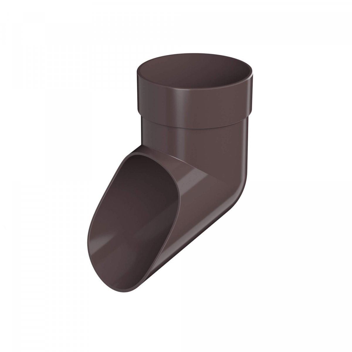 Слив трубы ТЕХНОНИКОЛЬ Оптима ПВХ 120/80, темно-коричневый