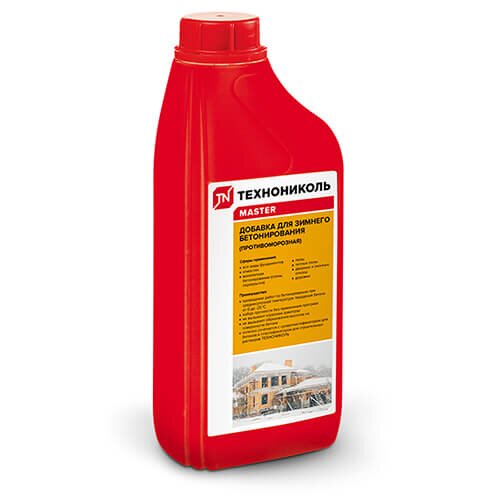 Добавка для зимнего бетонирования (противоморозная) ТЕХНОНИКОЛЬ, 1л