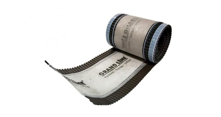 Аэроэлемент конька GRAND LINE 240х5000 мм черный