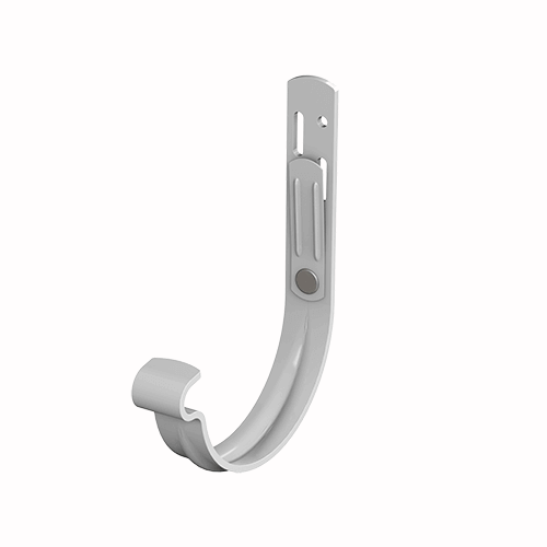 Кронштейн желоба ТЕХНОНИКОЛЬ МВС 125/90, короткий, белый