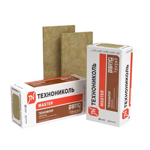 Плита минераловатная ТЕХНОНИКОЛЬ Технофлор Стандарт 1200х600х120 мм, 2 шт
