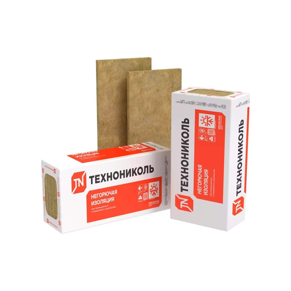 ТЕХНОРУФ Н ПРОФ ВЕНТ (3 плиты) 1200х600х90 мм