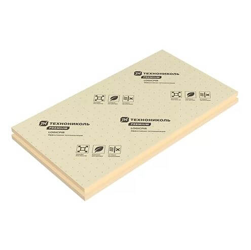 Плита теплоизоляционная LOGICPIR Prof ТЕХНОНИКОЛЬ СХ/СХ 2385х1185х30 мм, L-кромка