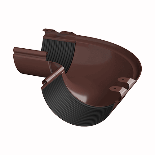 Угол желоба внешний ТЕХНОНИКОЛЬ МВС 125/90, 90°, коричневый