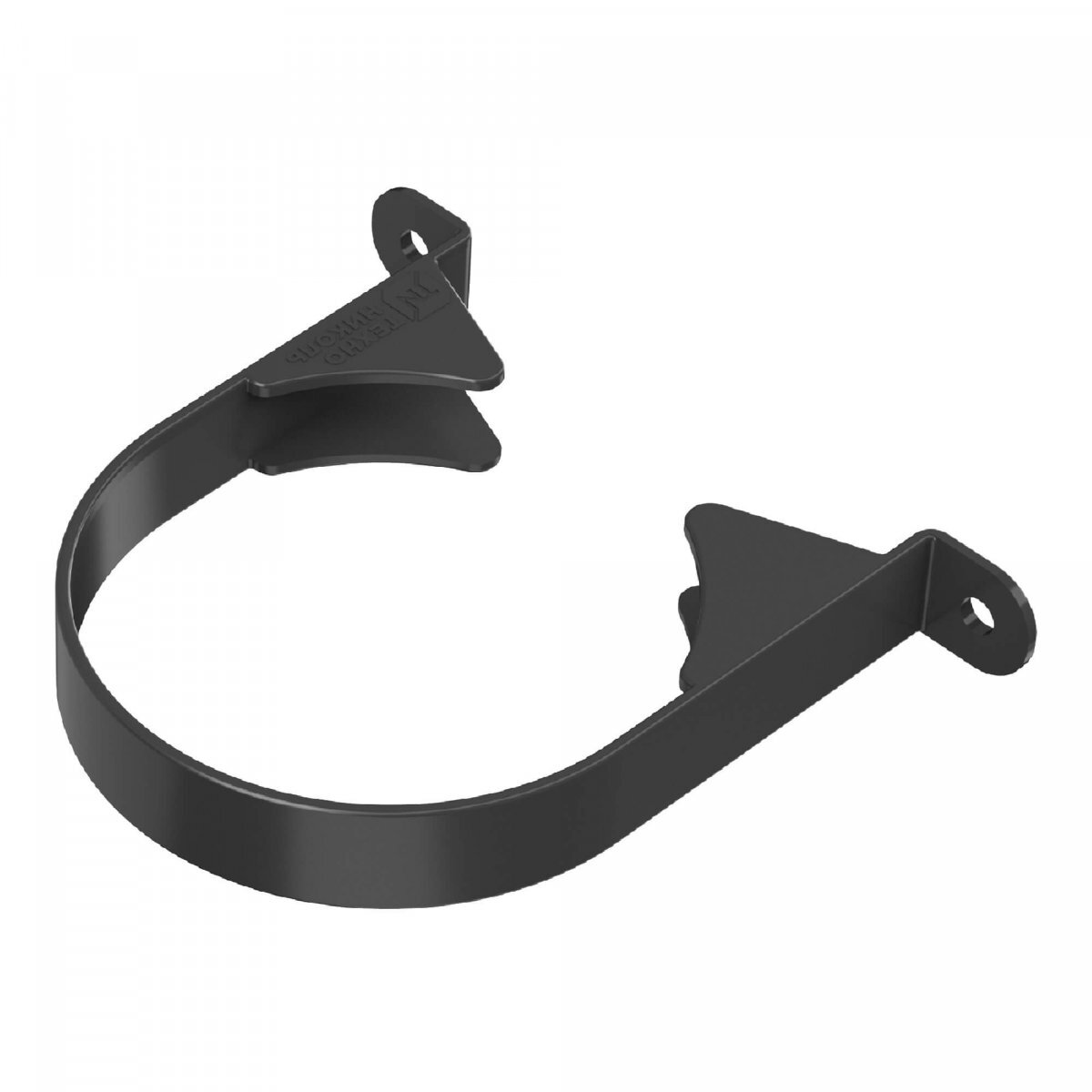 Хомут трубы ТЕХНОНИКОЛЬ Оптима ПВХ 120/80, черный