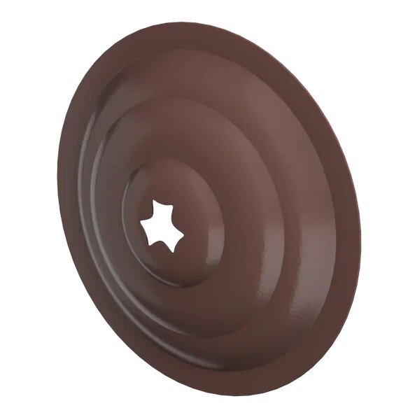 Декоративная накладка для хомута ТЕХНОНИКОЛЬ МВС 125/90, коричневый