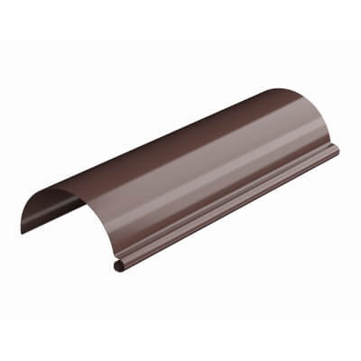 ТЕХНОНИКОЛЬ Металлическая водосточная система Стандарт, желоб водосточный 125 мм, 3 п.м, коричневый
