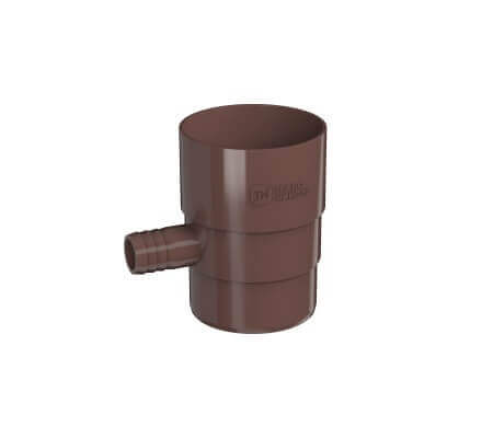 Отвод для сбора воды ТЕХНОНИКОЛЬ ПВХ 125/82, коричневый