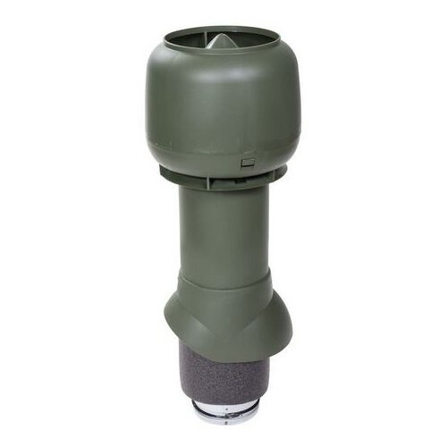 Выход вентиляционный изолированный с колпаком Vilpe D=125/ИЗ/500 RR11 зеленый