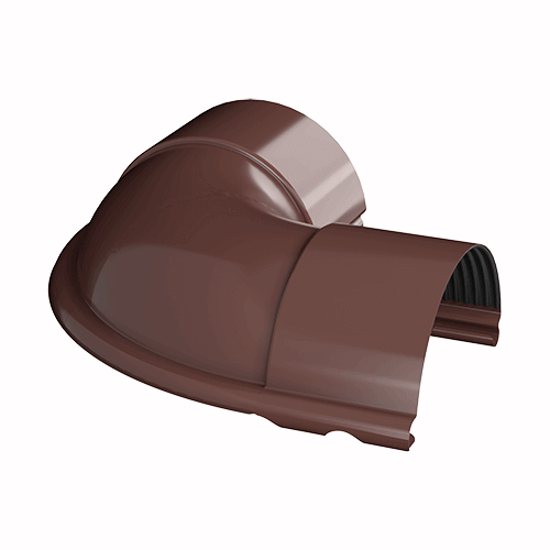 Угол желоба внешний ТЕХНОНИКОЛЬ МВС 125/90, 90°, коричневый