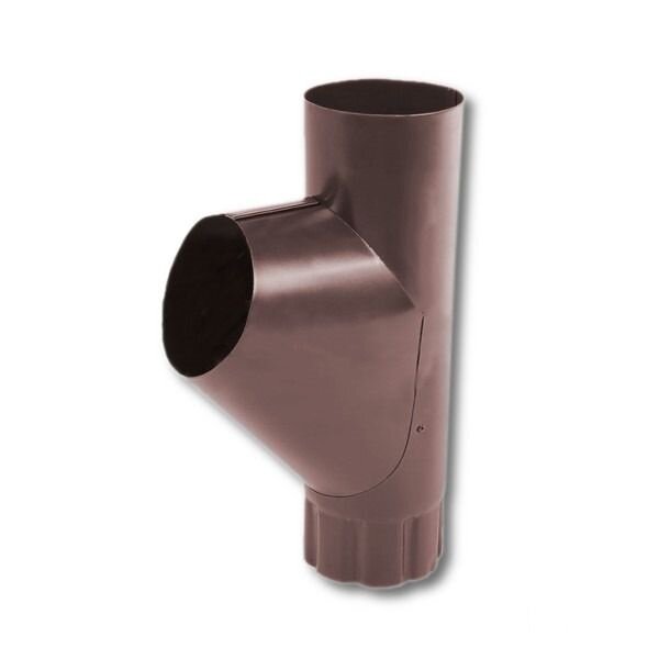 Тройник трубы GRAND LINE 125/90 RAL 8017 коричневый