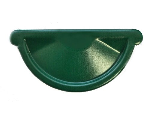 Заглушка жёлоба Grand Line 125/90 RAL 6005