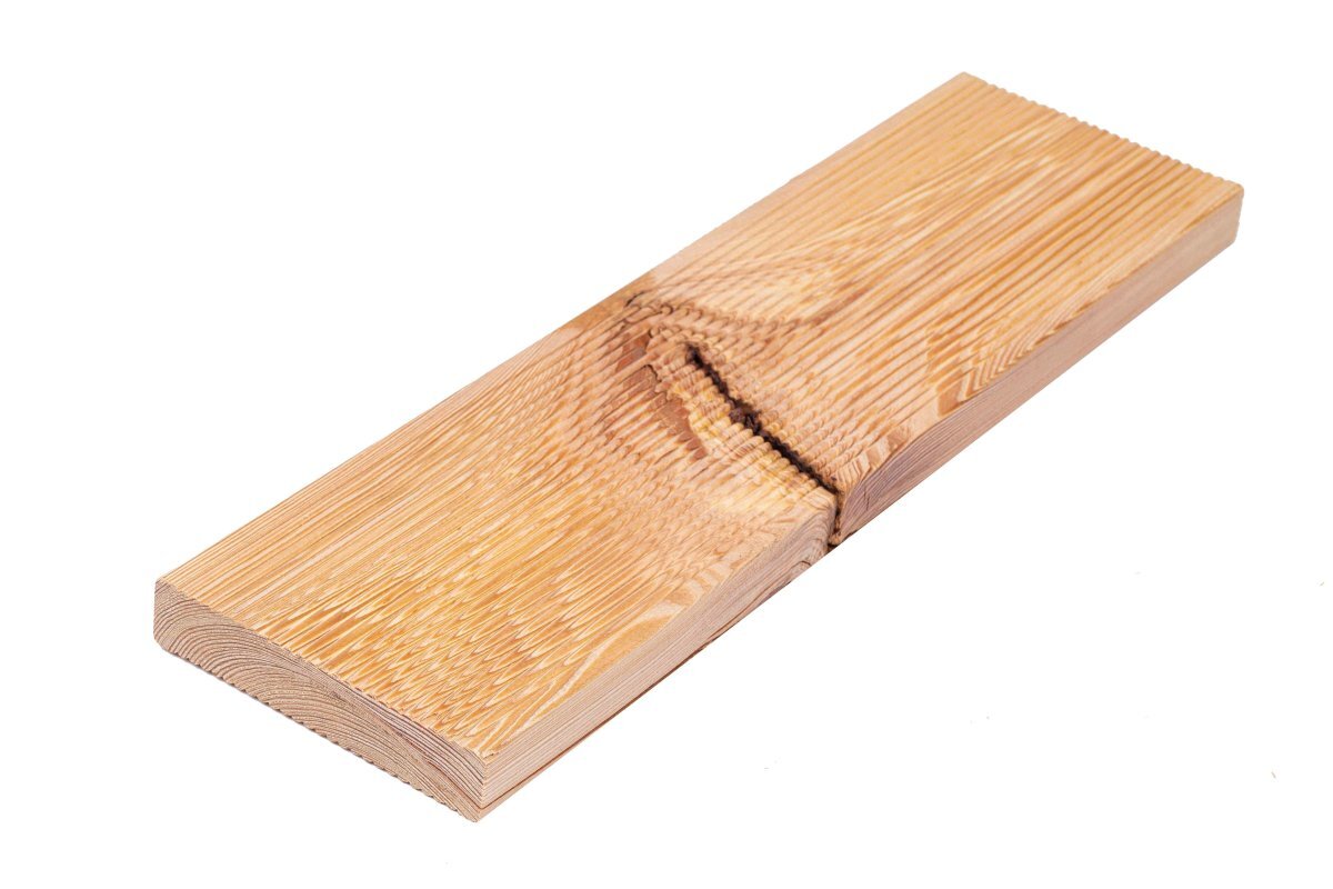 Террасная доска 27х142х4000 мм, сорт D, Лиственница, 3 шт