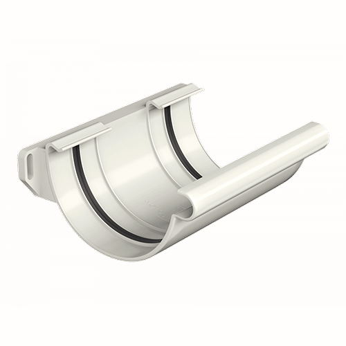 Соединитель желоба ТЕХНОНИКОЛЬ МАКСИ 152/100, белый