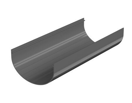 Желоб водосточный ТЕХНОНИКОЛЬ Оптима ПВХ 120/80, 3 м, серый