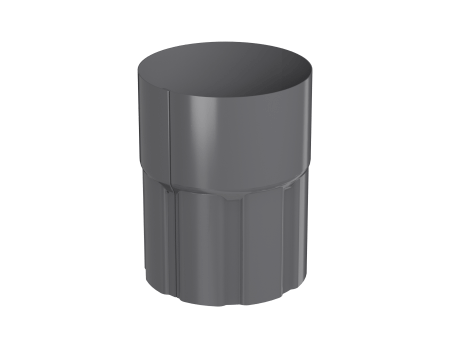 Муфта трубы ТЕХНОНИКОЛЬ МВС 125/90, графитово-серый