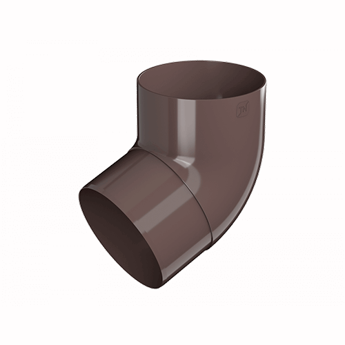 Колено трубы ТЕХНОНИКОЛЬ МАКСИ 152/100, 67°, коричневый