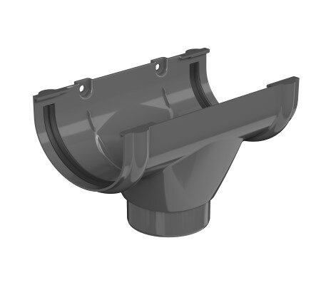Воронка желоба ТЕХНОНИКОЛЬ Оптима ПВХ 120/80, серый