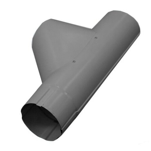 Тройник трубы Grand Line 125/90 RAL 7024