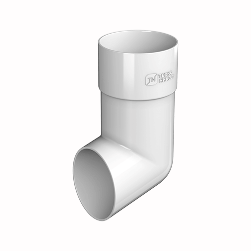 Слив трубы ТЕХНОНИКОЛЬ ПВХ 125/82, белый