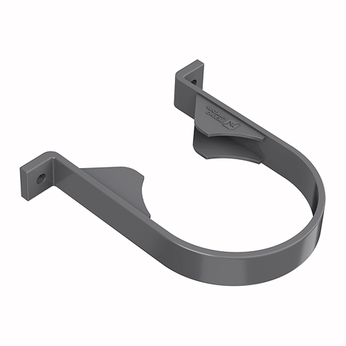 Хомут трубы ТЕХНОНИКОЛЬ ПВХ 125/82, серый