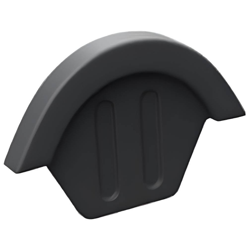 Элемент коньковый торцевой для керамической черепицы BRAAS PRO графит