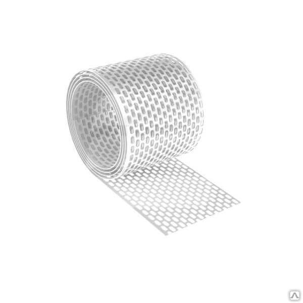 Вентиляционная лента ПВХ белая, 5м