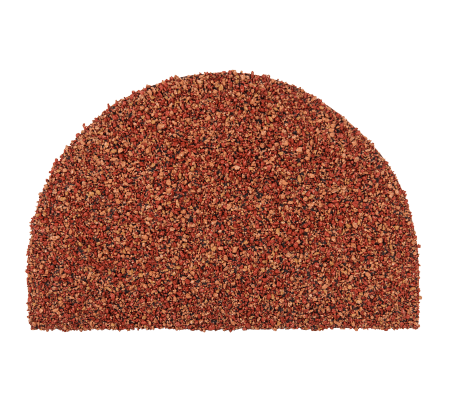 Заглушка полукруглого конька LUXARD коралл