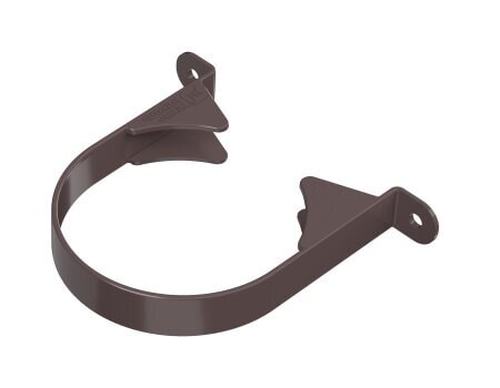 Хомут трубы ТЕХНОНИКОЛЬ Оптима ПВХ 120/80, темно-коричневый