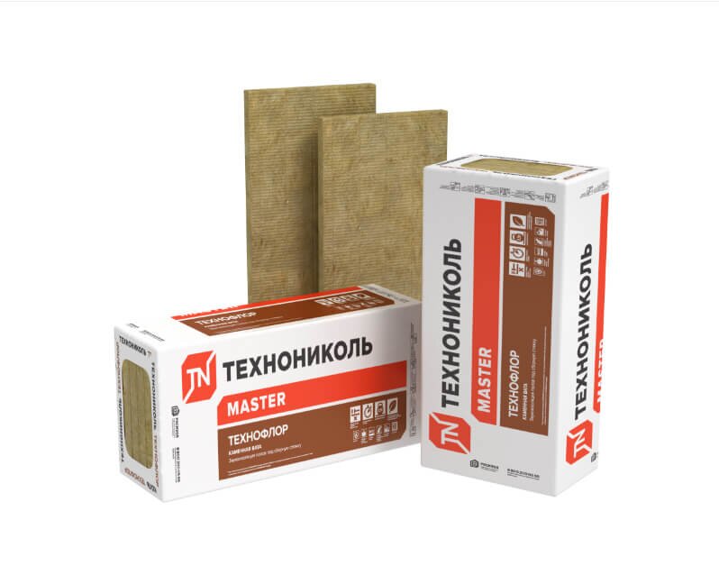 Плита минераловатная ТЕХНОНИКОЛЬ Технофлор Стандарт 1200х600х90 мм, 3 шт